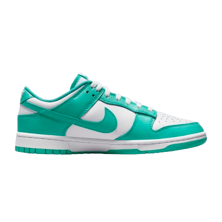 Nike - Dunk Low Perforated Leather Low-Top Trainers - Jade White