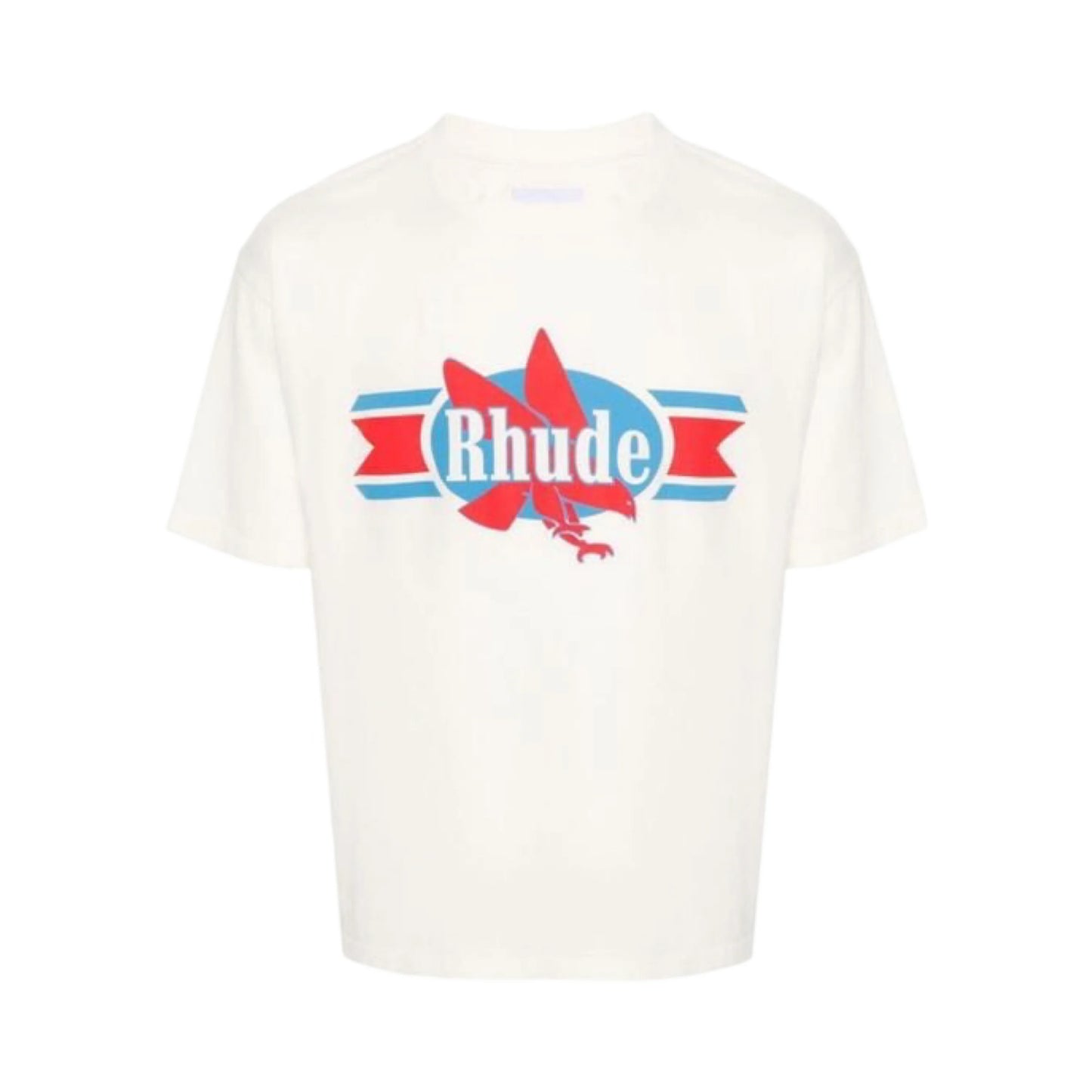 Rhude Chevron Eagle Tee Vintage White