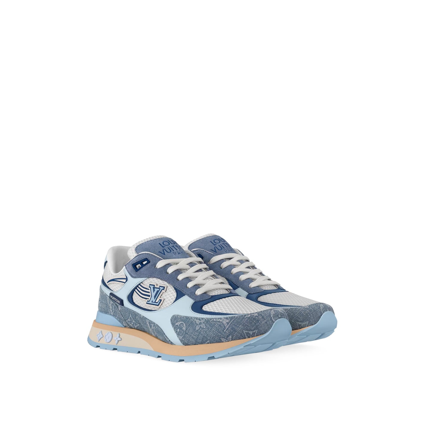 Louis Vuitton Run Away Trainers - Blue & Gray